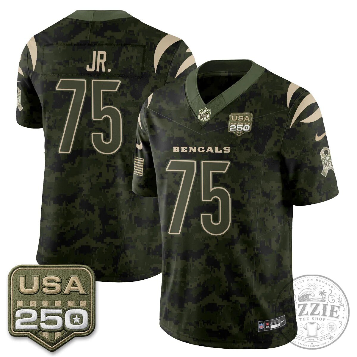 Cincinnati Bengals Joe Burrow Salute To Service 2026 Limited Edition Football Jersey 50 Cincinnati Bengals Joe Burrow Salute To Service 2026 Limited Edition Football Jersey