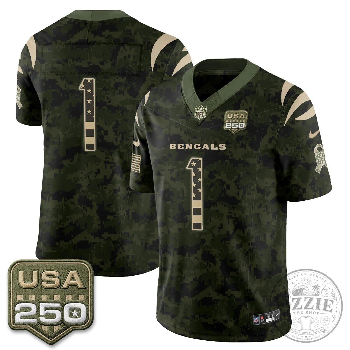Cincinnati Bengals Joe Burrow Salute To Service 2026 Limited Edition Football Jersey 64 Cincinnati Bengals Joe Burrow Salute To Service 2026 Limited Edition Football Jersey