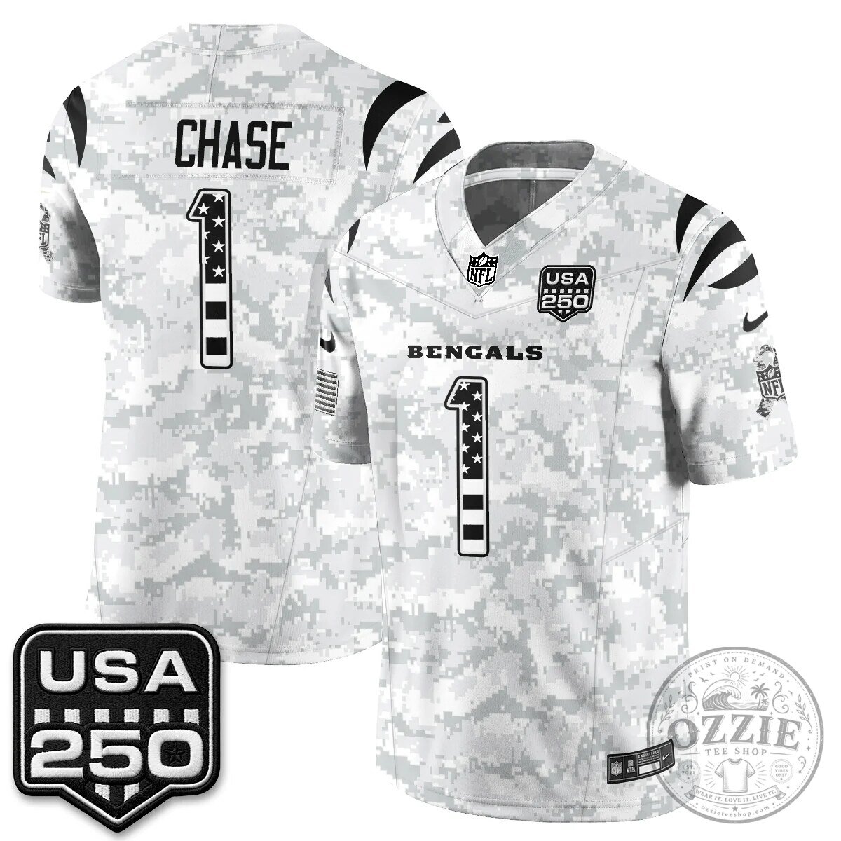 Cincinnati Bengals Joe Burrow Salute To Service 2026 Limited Edition Football Jersey 66 Cincinnati Bengals Joe Burrow Salute To Service 2026 Limited Edition Football Jersey