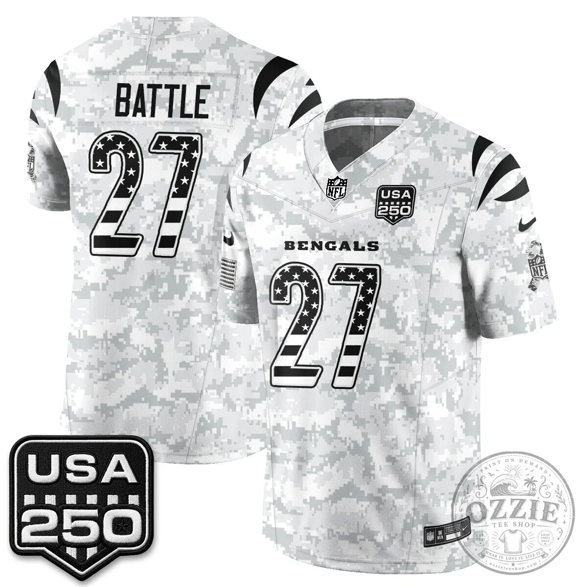 Cincinnati Bengals Joe Burrow Salute To Service 2026 Limited Edition Football Jersey 72 Cincinnati Bengals Joe Burrow Salute To Service 2026 Limited Edition Football Jersey