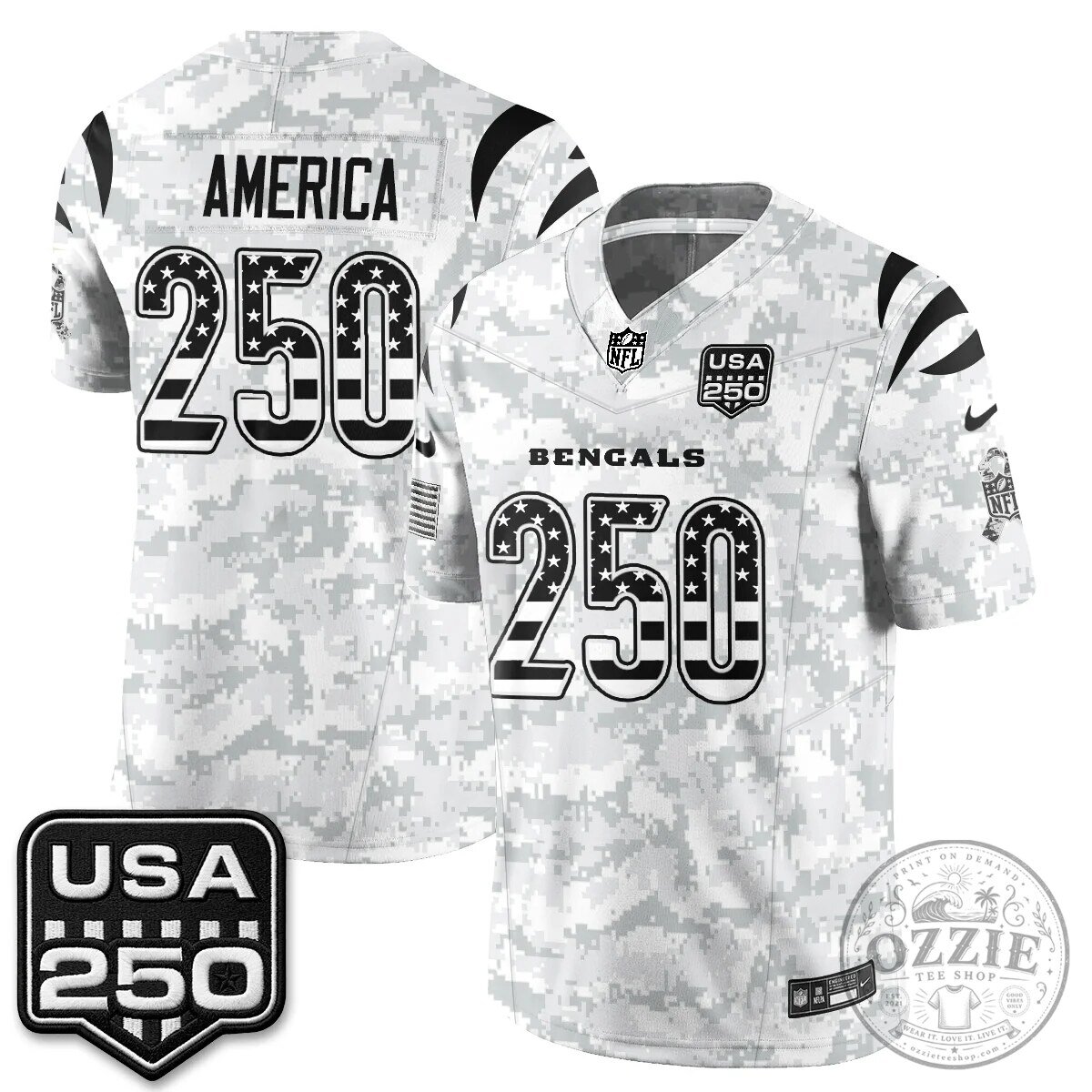 Cincinnati Bengals Joe Burrow Salute To Service 2026 Limited Edition Football Jersey 73 Cincinnati Bengals Joe Burrow Salute To Service 2026 Limited Edition Football Jersey