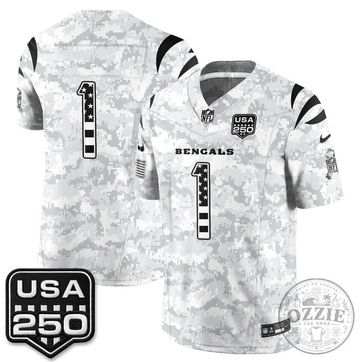 Cincinnati Bengals Joe Burrow Salute To Service 2026 Limited Edition Football Jersey 74 Cincinnati Bengals Joe Burrow Salute To Service 2026 Limited Edition Football Jersey