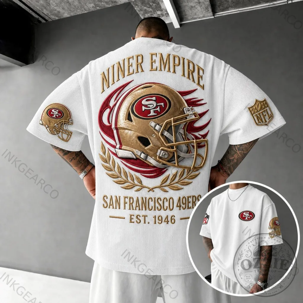 San Francisco 49ers Niner Empire NFL Football Team Fan T-Shirt San Francisco 49ers Niner Empire NFL Football Team Fan T-Shirt