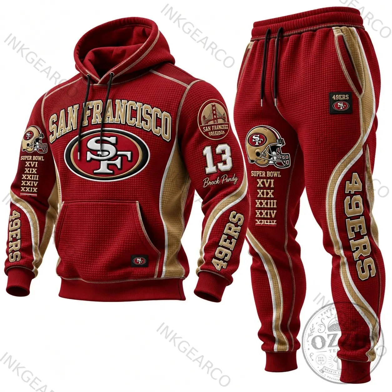 San Francisco 49ers Brock Purdy Super Bowl Champions Hoodie 1 San Francisco 49ers Brock Purdy Super Bowl Champions Hoodie
