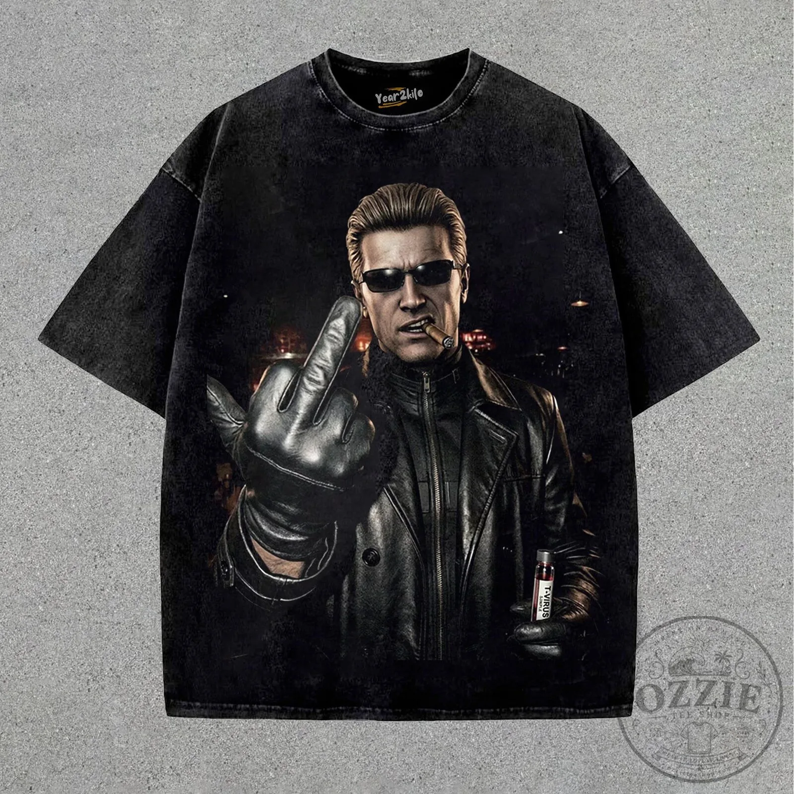 Albert Wesker Resident Evil T-Virus Video Game Character T-Shirt