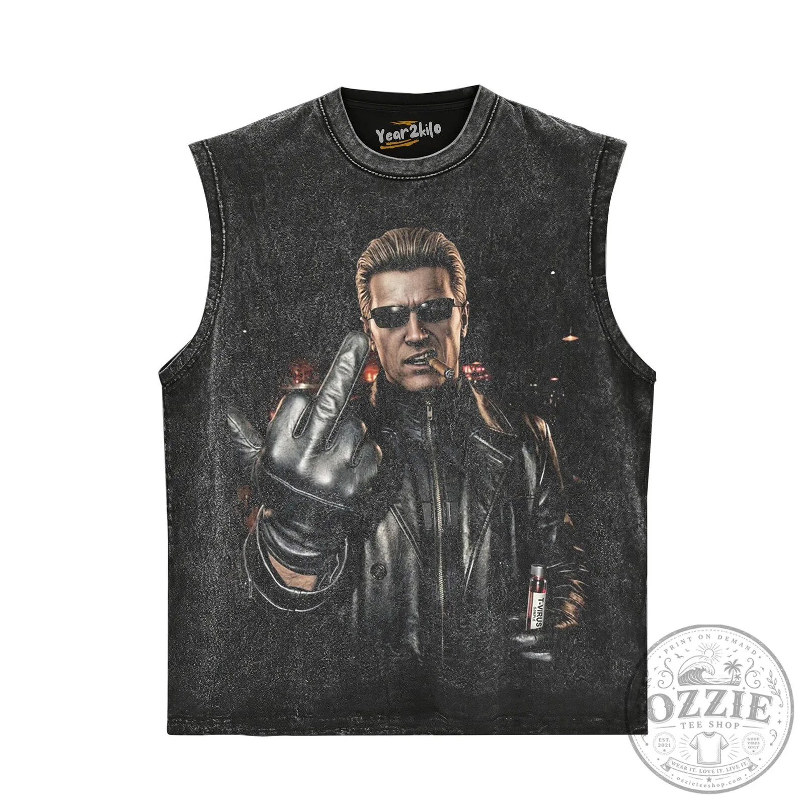 Albert Wesker Resident Evil T-Virus Video Game Character T-Shirt 15 Albert Wesker Resident Evil T-Virus Video Game Character T-Shirt
