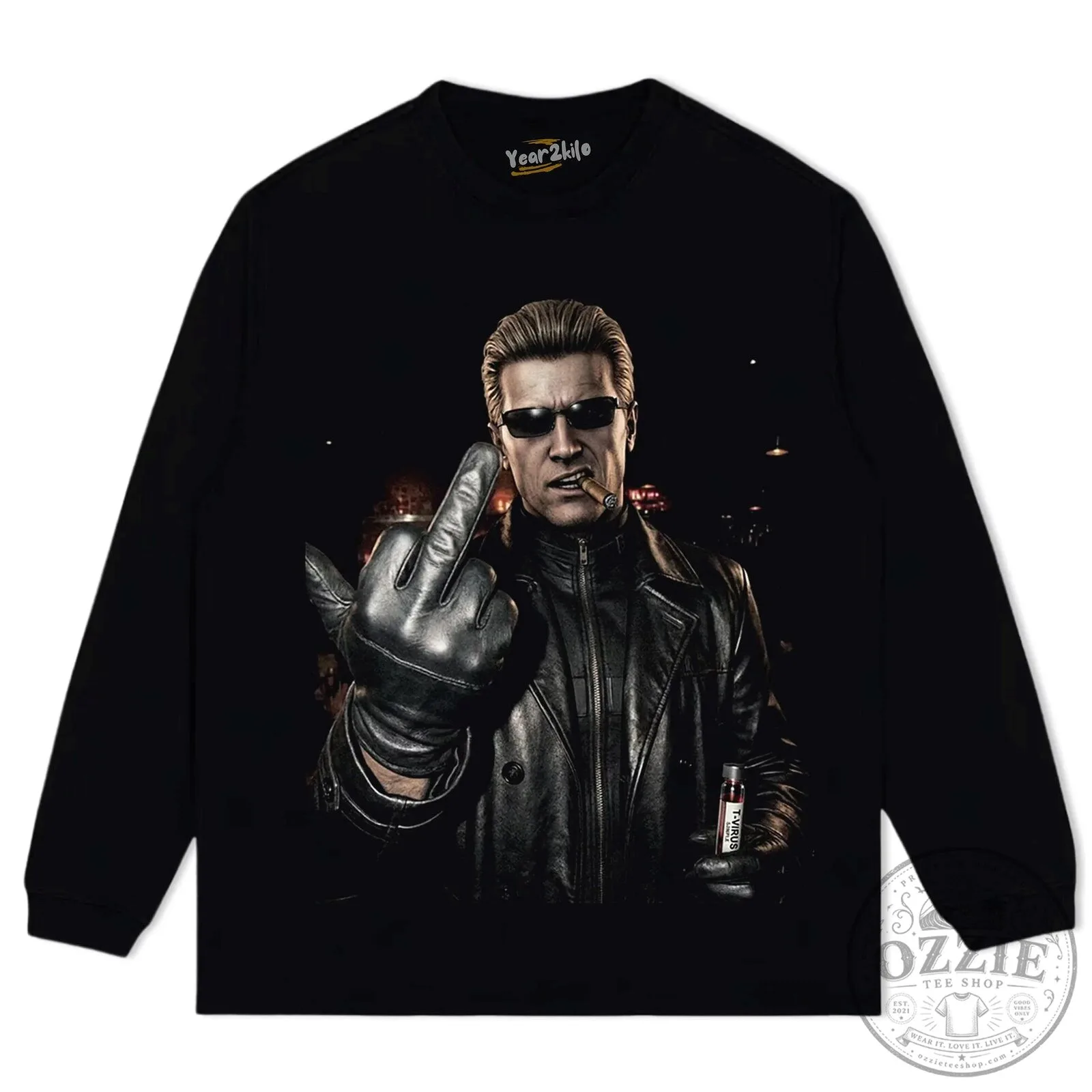 Albert Wesker Resident Evil T-Virus Video Game Character T-Shirt 17 Albert Wesker Resident Evil T-Virus Video Game Character T-Shirt