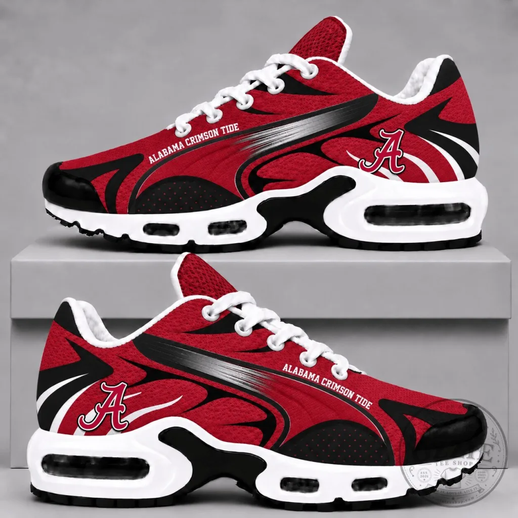 Alabama Crimson Tide Athletic Running Shoes - University of Alabama Fan Footwear Alabama Crimson Tide Athletic Running Shoes - University of Alabama Fan Footwear