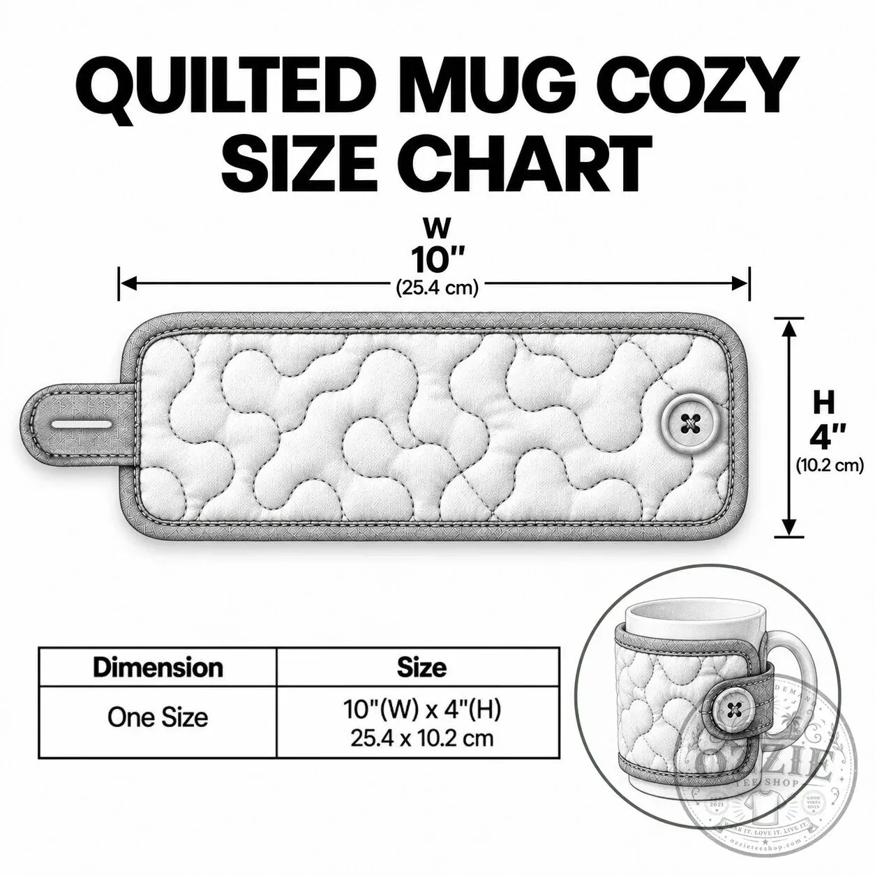 Santa Claus Hot Cocoa Quilted Mug Cozy 9 Santa Claus Hot Cocoa Quilted Mug Cozy
