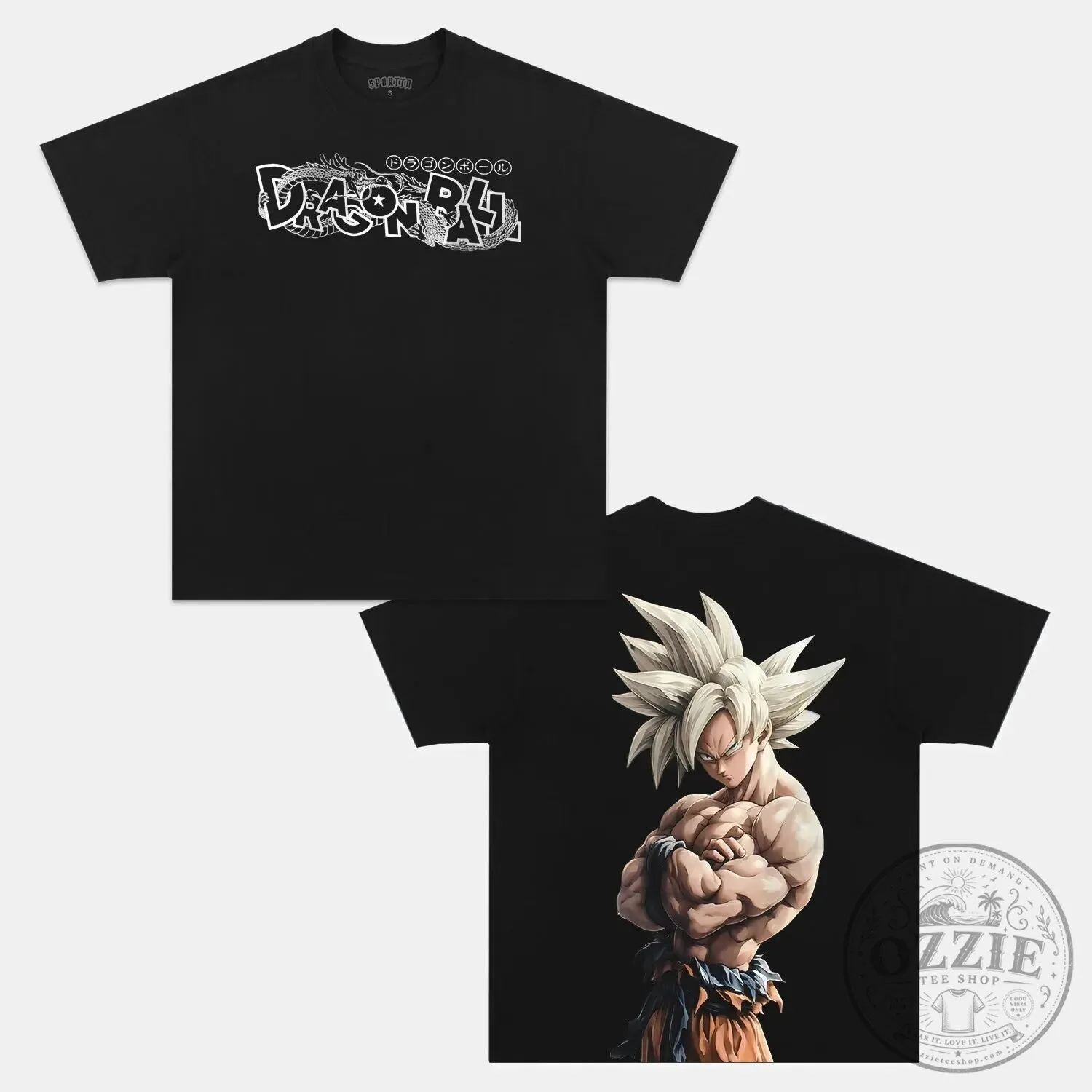 Goku Super Saiyan Black Graphic T-Shirt from Dragon Ball Z