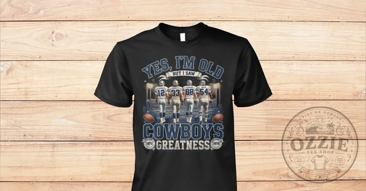 Dallas Cowboys Greatness 1972-1978 Football Legends T-Shirt