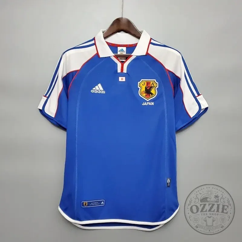 Japan National Football Team 2000 Home Kit Retro Soccer Jersey 11 Japan National Football Team 2000 Home Kit Retro Soccer Jersey