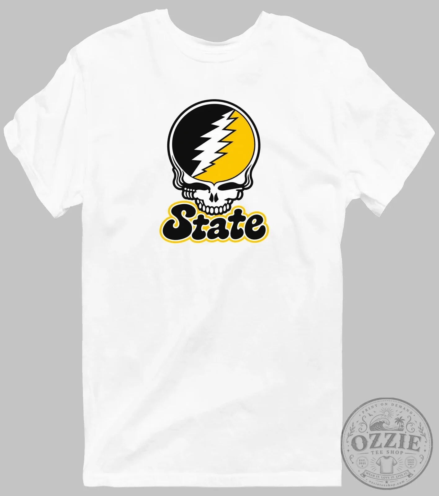 Grateful Dead Steal Your Face State Skull Lightning Bolt Unisex T-Shirt 27 Grateful Dead Steal Your Face State Skull Lightning Bolt Unisex T-Shirt