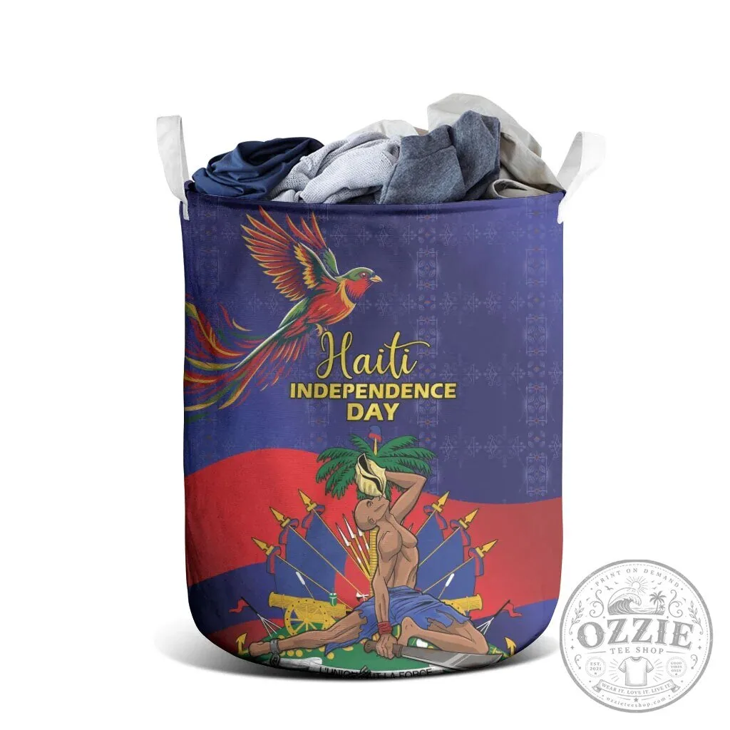 Haiti Independence Day Freedom Heritage Laundry Basket 7 Haiti Independence Day Freedom Heritage Laundry Basket