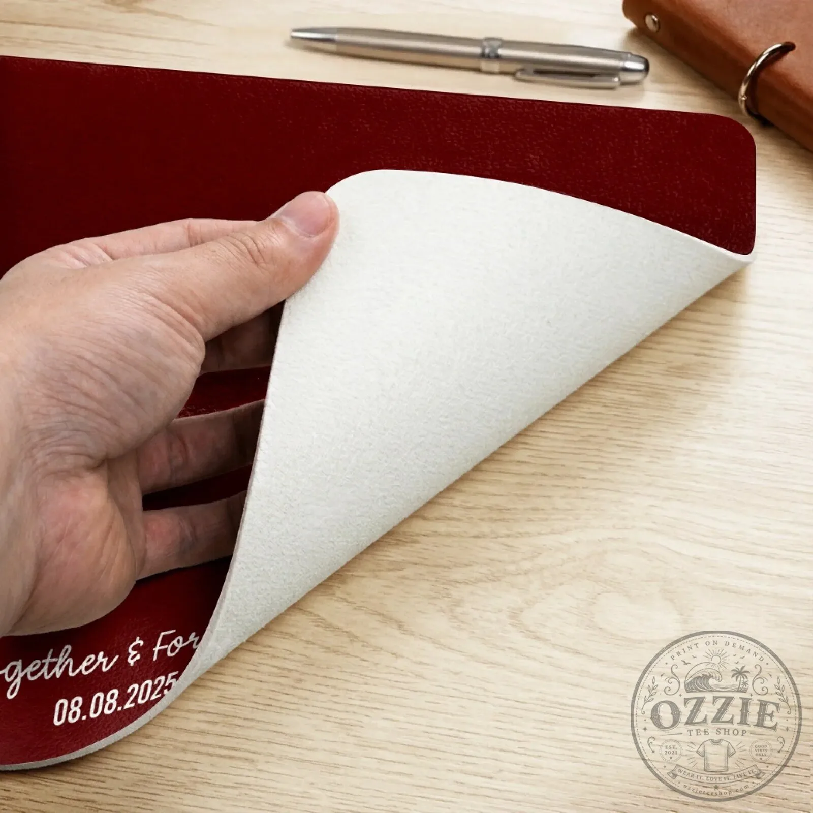 Personalized Couple Photo Romantic Keepsake Desk Mat - Together And Forever 10 Personalized Couple Photo Romantic Keepsake Desk Mat - Together And Forever